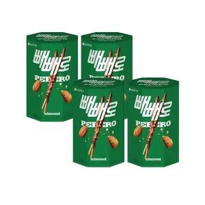 롯데웰푸드 빼빼로 아몬드, 132g, 4개