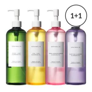 [1+1골라담기] 라이트 클렌징오일 400ml (진정/미백/안색개선/모공 4종택2)