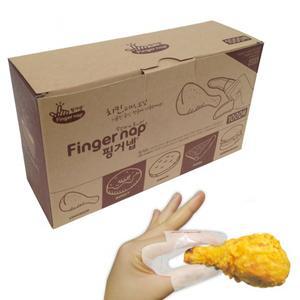 핑거넵 1000매 일회용 위생장갑 손가락 비닐 치킨장갑