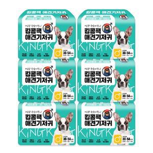 킹콩팩 애견기저귀 남아용 대형 30매 x 6개