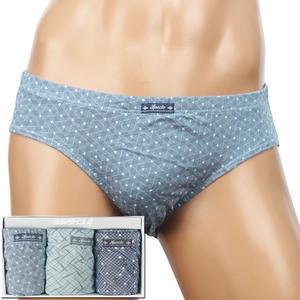 남성 남자 면스판 삼각팬티 3매입 535