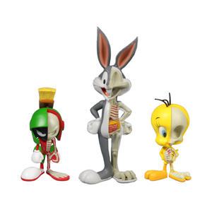 [루니툰즈] 4D 반쪽 엑스레이 정품 피규어 3종! 버니/트위티/마빈