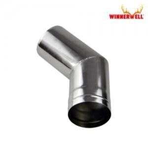 위너웰 화목난로 전용 스테인레스 45도 연통 89mm