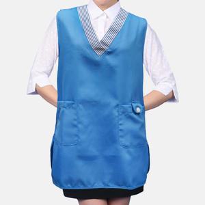 AE314 V카라 요양보호사 보육교사 간병 원피스 앞치마