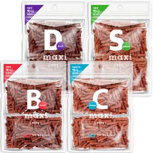 강아지 대용량 간신 맥시져키800g x 2개 ( 치킨 / 비프 / 오리 / 연어 )