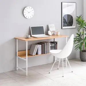 카라 컴퓨터 철제 책상 800 1000 1200 사이즈 블랙 화이트 선택