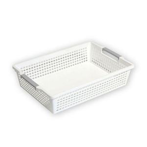 창신)화이트라이프바스켓5호-365x250x85mm