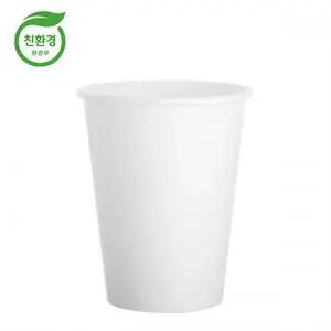 테이크아웃 친환경 종이컵 340ml 무지 100개
