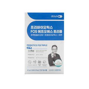오한진 프리바이오틱스 FOS 트리플 4.3g x 30포 x1박스 /An