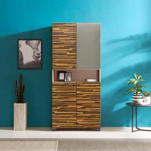 [플레인홈]도크 멀바우 키큰 거울 신발장 800