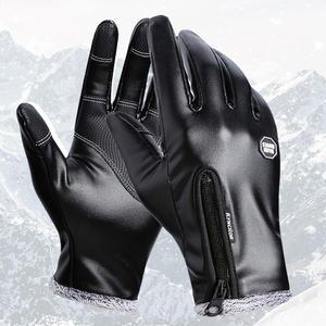 올라운드 레더 기모 장갑 스마트폰 터치 자전거 겨울 방한장갑