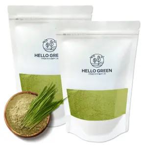헬로우그린 국내산 제주 햇 새싹 보리 분말 500gX2 총1kg 최근 제조된 보리새싹가루