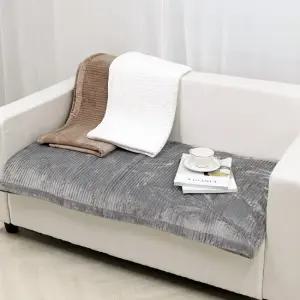 [더와이] 리즈 극세사 소파패드 3인