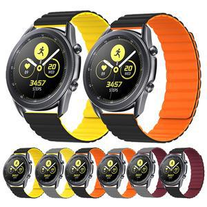 갤럭시워치3 41mm 45mm R850 R840 호환 실리콘 마그네틱 밴드 시계줄 스트랩