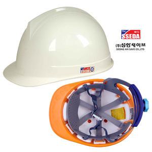 국산 투구 자동 안전모 성안세이브/SEEDA/ABE등급/낙하/비래/추락/감전방지/아이보리 노랑/안전모자/ABS
