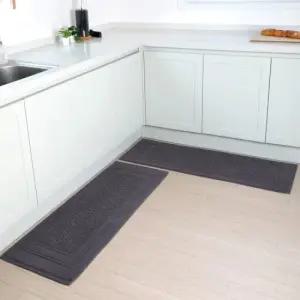 어반 호텔식 양면 타월 주방 발매트 2P 세트 싱크대 발수건