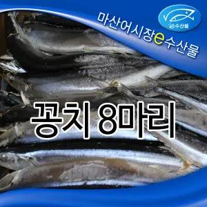 e수산물 냉동 꽁치 8마리 대 큰사이즈 고급 선동 살이 통통한 꽁치 조림 찌개 구이 생선 고등어
