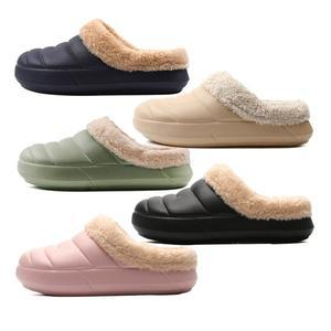 [월드컵] 웜슬리퍼 커플 퍼 슬리퍼 겨울 슬리퍼 캠핑 슬리퍼