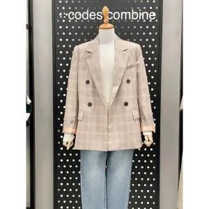 [코데즈컴바인](신세계 사우스시티) 체크 더블 기본 자켓 (CHA-JK505W2)