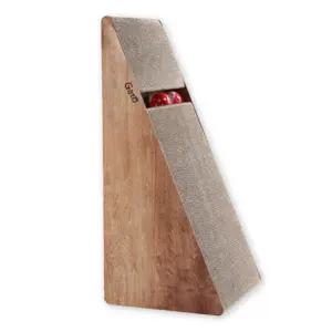 가또나인 삼각 우디 고양이 스크래쳐