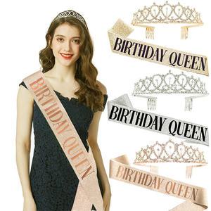 생일왕관 티아라 어깨띠 생일파티세트 DD-11847