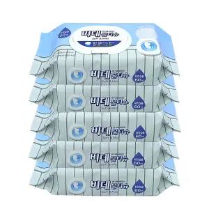 샤인 화장실용 비데물티슈 캡형 60매X5팩