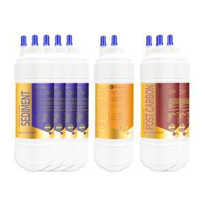 [필터테크]코웨이 P-220L 1년세트 정수기필터호환 개조형 프리미엄 8인치 단방향 (UF)