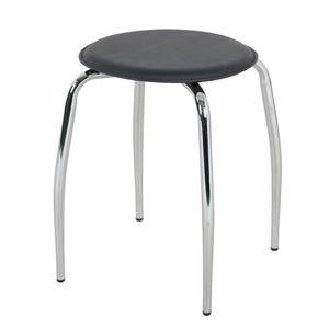 스툴 철제 보조 간이체어 원형 화장대의자 CO334U