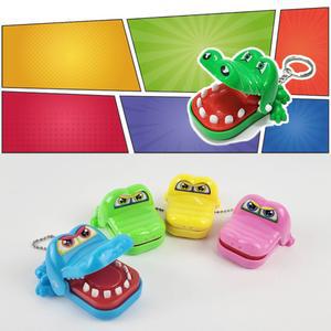 미니 정글 룰렛 악어 하마 상어 휴대용 복불복 이빨 룰렛 게임 열쇠고리 키링