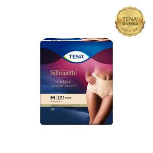 테나 실루엣 플러스 중형 9입 1팩 여성용 요실금팬티 성인용기저귀