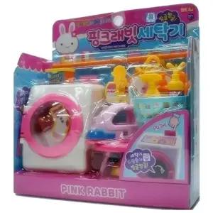 JB 핑크래빗 세탁기 역할 놀이 장난감 sj1043 제이발전소