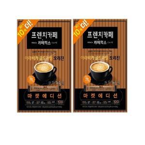 프렌치카페 카페믹스 아라비카 골드라벨 오리진 10.6g x100T x2개