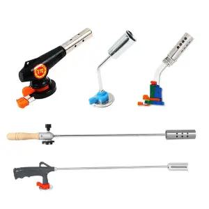 꾸버스 가스토치 모음 요리용 캠핑 바베큐용 부탄가스 라이터 자동점화 액화방지