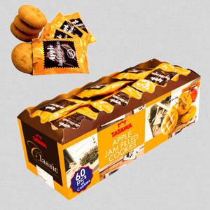 타타와 사과잼 쿠키 600g (10g X 60개입) 수입과자