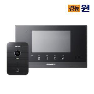 [경동] 시공포함 비디오폰(인터폰) NHA-0793(블랙) 초인종포함/전국AS/터치버튼/도어락연동