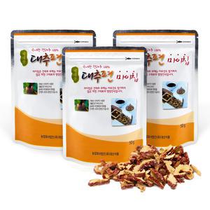 국내산 대추편 마이칩 50g x 3봉 l 대추칩 국산 과자