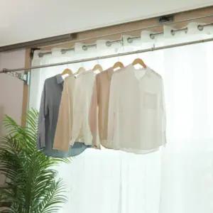 [본사직배] 국산 웰렉스 무타공 창틀행거 CTH 베란다 창문 공간활용 빨래건조대 이불 건조봉