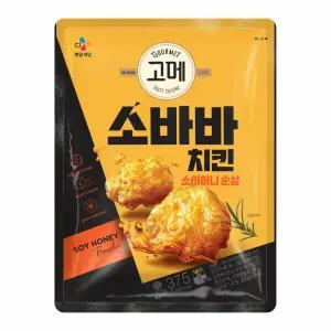 [CJ]고메 소바바치킨 소이허니 순살 375g X 4개