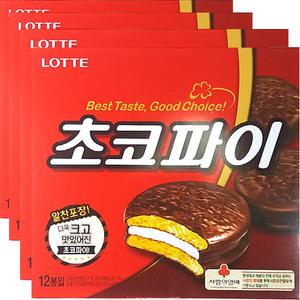 과자/파이/오예스/몽쉘/초코파이 12개입 420g 4갑