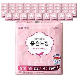 좋은느낌 오리지널 울트라 날개 중형 4매x40개 /자판기용 휴대용 여행용 생리대