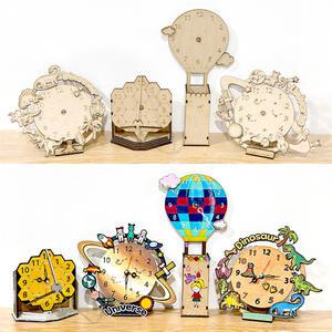 우드 시계 만들기 나만의 책상 꾸미기 연필 꽂이 재료 스탠드 벽시계 셀프 제작