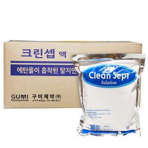 구미 크린셉 1Box(20봉) 알콜솜 소독솜 에탄올흡착탈지면