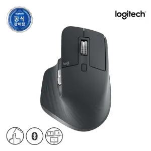 [로지텍코리아 공식] MX MASTER 3S 무선 블루투스 마우스 [그래파이트]