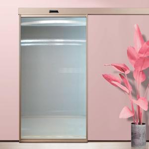 [기타]원슬라이딩 자동 중문 오픈형+모루유리 현관 아파트 인테리어 자동문