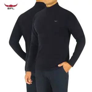 겨울 버팔로 남자 피치 기모 폴라티셔츠 반폴라 목티 TWBFL-619