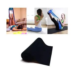 [하프클럽/]라텍스밴드 스트레칭 요가밴드 튜빙밴드 0.55 블랙