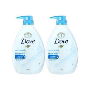[도브] 젠틀 스크럽 바디워시 1kg x 2개