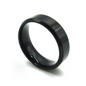 [셀러허브]블랙 써지컬스틸 티타늄반지 (S11079599)