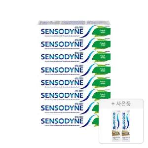 센소다인 시린이케어 치약 후레쉬민트 100g, 8개 + 증정(멀티케어 치약 18g, 2개)