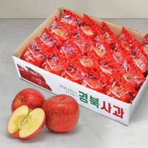 옥이네청과 세척사과 부사 4kg 중소과 19-24과 내외 껍질째 먹는 이온수 세척 사과